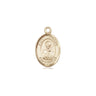 Small 14kt solid gold St. Timothy Catholic medal pendant by Bliss Manufacturing