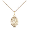 14kt Gold Filled St. Thomas More Patron Saint Medal Necklace with 18 inch chain by Bliss Manufacturing
