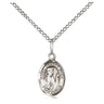 Sterling Silver St. Thomas More Patron Saint Medal Necklace, 1/2 x 1/4 inch with 18 inch chain, USA handcrafted by Bliss