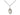 Sterling Silver Our Lady of La Vang Small Medal Necklace 1/2 x 1/4 inch with 18 inch chain by Bliss