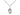 Small Sterling Silver Guardian Angel Pendant Necklace 1/2x1/4 inch on 18 inch curb chain handmade by Bliss