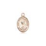 14kt solid gold St. Marcellin Champagnat small medal pendant 1/2 x 1/4 inch handcrafted by Bliss Manufacturing USA