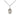 Sterling Silver St. Therese of Lisieux Little Flower Medal Necklace, 1/2 x 1/4 inch with 18 inch chain, USA made by Bliss