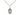 Sterling Silver Our Lady of Lebanon Medal Necklace 1/2 x 1/4 inch with 18 inch chain by Bliss USA