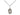 Sterling silver small Our Lady of Hope medal necklace with 18 inch chain handmade by Bliss Manufacturing