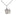 Small Sterling Silver St. John Paul II Patron Saint Medal Necklace with 18 Inch Curb Chain by Bliss Manufacturing