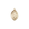 14kt solid gold St. Madeline Sophie Barat small patron saint medal pendant 1/2 x 1/4 inch handcrafted by Bliss