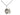 Sterling silver Our Lady of Mount Carmel medal necklace, small 1/2 inch pendant on 18 inch chain, handmade by Bliss