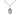 Sterling Silver Our Lady of Peace Medal Necklace, 1/2 x 1/4 inch pendant on 18 inch chain, handmade in USA by Bliss