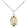 Small 14kt Gold Filled St. Victoria Patron Saint Medal Necklace with 18 inch Chain by Bliss