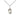 Sterling silver St. Hildegard Von Bingen patron saint medal necklace with 18 inch chain by Bliss Manufacturing