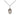 Small sterling silver Our Lady of San Juan Catholic medal necklace with 18 inch chain by Bliss Manufacturing