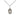 Sterling silver Our Lady of Africa pendant necklace, 1/2 inch medal with 18 inch chain, handcrafted by Bliss Manufacturing
