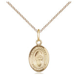14kt Gold Filled St. Sharbel Patron Saint Medal Necklace 1/2x1/4 on 18 inch Chain by Bliss Manufacturing