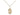 14kt gold filled Our Lady of Good Counsel medal necklace with small 1/2 inch pendant on 18 inch curb chain by Bliss
