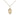 14kt gold filled Our Lady of Lourdes medal necklace 1/2 x 1/4 inches with 18 inch chain by Bliss