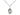 Small Sterling Silver Our Lady of Mercy medal necklace 1/2 x 1/4 inch pendant 18 inch chain USA made by Bliss