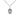 Sterling silver Our Lady of Consolation medal necklace 1/2 x 1/4 inch on 18 inch chain by Bliss