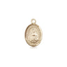 14kt Solid Gold St. Marie Magdalen Postel Small Catholic Medal Pendant 1/2 x 1/4 inch Bliss USA
