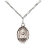 Small sterling silver St. Rafka Catholic patron saint medal necklace 18 inch chain handcrafted USA Bliss
