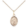 14kt Gold Filled Small St. John of Capistrano Patron Saint Medal Necklace 1/2 x 1/4 with 18 inch Chain Bliss