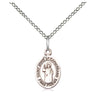 Sterling Silver Small St. John of Capistrano Patron Saint Medal Necklace 1/2 x 1/4 with 18 inch Chain Bliss