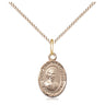 14kt Gold Filled St. John Berchmans Catholic Patron Saint Medal Necklace 1/2 inch by Bliss Manufacturing