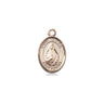 14kt solid gold St. Theodore Guerin patron saint medal pendant 1/2 x 1/4 handmade by Bliss