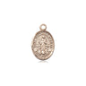 14kt Solid Gold St. Bernadine of Siena Patron Saint Medal Pendant 1/2 x 1/4 Handcrafted by Bliss USA
