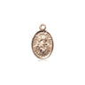14kt Solid Gold St. Peter patron saint medal pendant 1/2 x 1/4 inches by Bliss