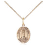 14kt gold filled Our Lady of Kibeho miraculous medal necklace 1/2 inch pendant 18 inch chain Bliss