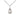 Sterling Silver St. Lucy patron saint medal necklace with 18 inch chain by Bliss Manufacturing