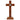 13" Large Maple Standing Crucifix with Italian Corpus & St. Benedict Medals- A Powerful Sacramental