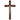 12" St. Mark Walnut Crucifix - A Symbol of Faith and Protection