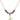 Saint Brigid of Ireland Cross Birthstone Necklace | 1/2 inch  Amethyst 14kt Gold Filled