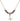 Saint Brigid of Ireland Cross Birthstone Necklace | 1/2 inch  Amethyst 14kt Gold Filled