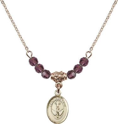 Confirmation Birthstone Necklace | 1/2 inch | 4mm Beads