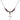 Cross Birthstone Necklace | 3/4 inch | 4mm Beads  Amethyst Sterling Silver