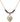Graduation Heart Birthstone Necklace | 5/8 inch | 4mm Beads  Amethyst 14kt Gold Filled