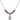 Guardian Angel Birthstone Necklace | 3/8 inch | 4mm Beads  Amethyst Sterling Silver