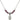 Guardian Angel Birthstone Necklace | 3/8 inch | 4mm Beads  Amethyst Sterling Silver