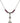 Lighthouse Birthstone Necklace | 3/4 inch | 4mm Beads  Amethyst Sterling Silver