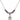 Saint Agatha Birthstone Necklace | 1/2 inch | 4mm Beads  Amethyst Sterling Silver