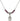 Saint Agatha Birthstone Necklace | 1/2 inch | 4mm Beads  Amethyst Sterling Silver