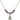 Saint Dymphna Birthstone Necklace | 1/2 inch | 4mm Beads  Amethyst Sterling Silver