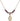 Saint John the Baptist Birthstone Necklace | 1/2 inch | 4mm Beads  Amethyst 14kt Gold Filled