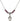 Saint Maria Faustina Birthstone Necklace | 1/2 inch | 4mm Beads  Amethyst Sterling Silver