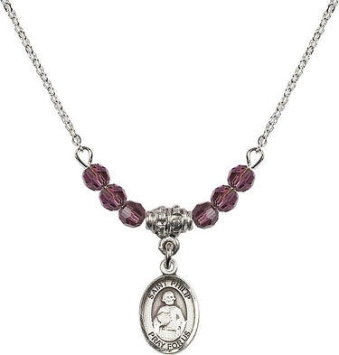 Collar con la piedra natal de San Felipe Apóstol | 1/2 pulgada