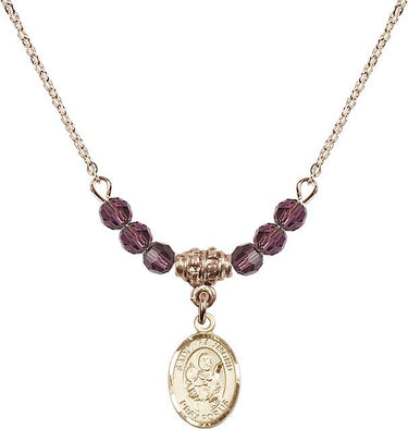 Collar con piedra natal de San Ramón Nonato | 1/2 pulgada