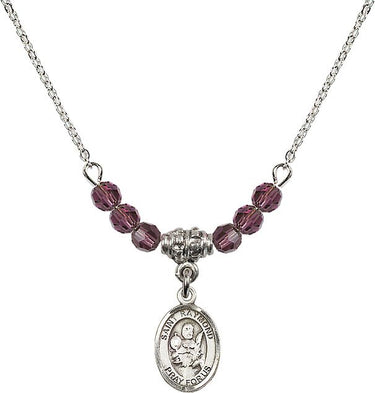 Collar con piedra natal de San Ramón Nonato | 1/2 pulgada